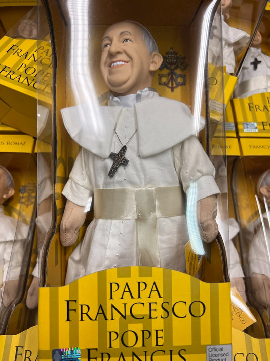 POPE FRANCIS / PAPA FRANCESCO Souvenir Doll BRAND NEW SEALED Jesus Catholic Toy Limited Edition – Licensed Vatican Gift